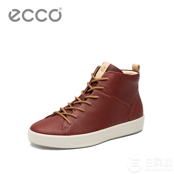 国内折后￥1898，ECCO 爱步 柔酷8号 女士系带复古高帮鞋 37码 .78到手660元