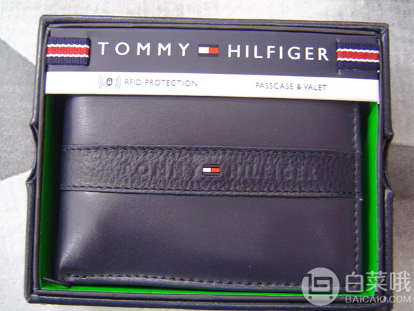Tommy Hilfiger 汤米·希尔费格 RFID Blocking 男士真皮钱包 Prime会员凑单免费直邮含税到手146元