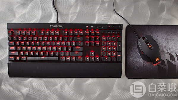 0点开始，Corsair 海盗船 K70 LUX 机械游戏键盘 红光 红轴史低599元包邮（需领券）