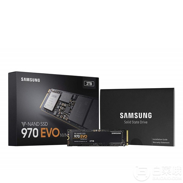 再降￥69新低，Samsung 三星 MZ-V7E1T0BW 970 EVO 1T SSD固态硬盘新低808.49元