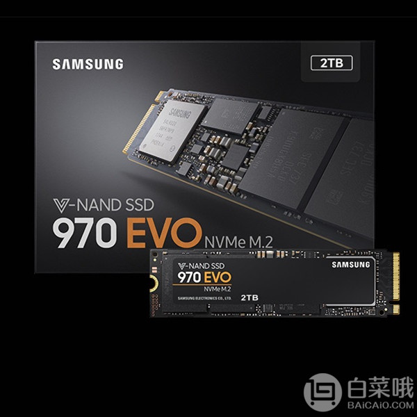 Samsung 三星 MZ-V7E2T0BW 970 EVO 2T SSD固态硬盘新低2776.19元