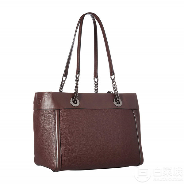 COACH 蔻驰 Turnlock Edie Carryall 女士真皮单肩包 3.5折 9.99到手1050元