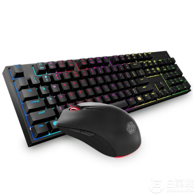 CoolerMaster 酷冷至尊 CS100 RGB 全彩背光 键鼠套装239元包邮（需用券）