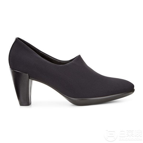 ECCO 爱步 Shape 55型塑系列 女士真皮粗跟单鞋 268053新低376.16元