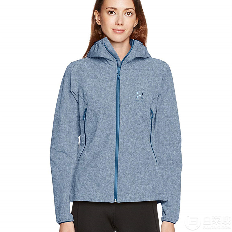 限S碼，Hagl?fs 火柴棍 Boa 女士連帽防潑水軟殼夾克603508468.31元（天貓旗艦店折后￥1377）