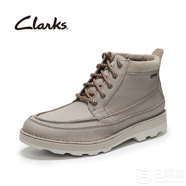 限44.5码，Clarks 其乐 Korik Rise 男士GTX防水真皮短靴 Prime会员免费直邮含税到手新低345元（天猫旗舰店折后￥1519）