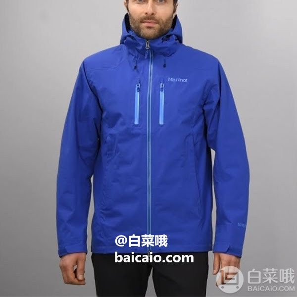 现货少！限S码，Marmot 土拨鼠 Metis 男士Gore-Tex®防水透气冲锋衣 Prime会员免费直邮含税到手843元（天猫旗舰店3179元）