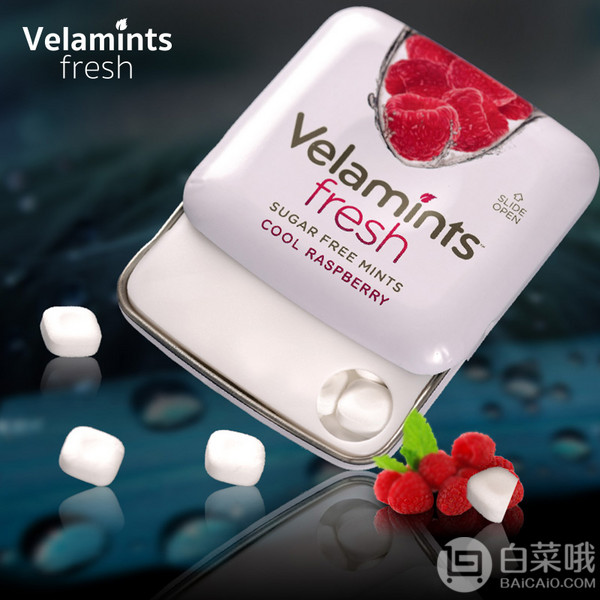 加拿大进口，Velamints 威美顿 无糖空军一号薄荷糖15g*3盒新低12.9元包邮（需领券）