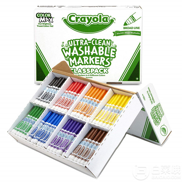 Crayola 绘儿乐 10色细线马克笔200支（不可水洗）219.81元