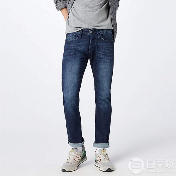 W30×L34碼，Replay Newbill 男士錐形修身彈力牛仔褲236.22元