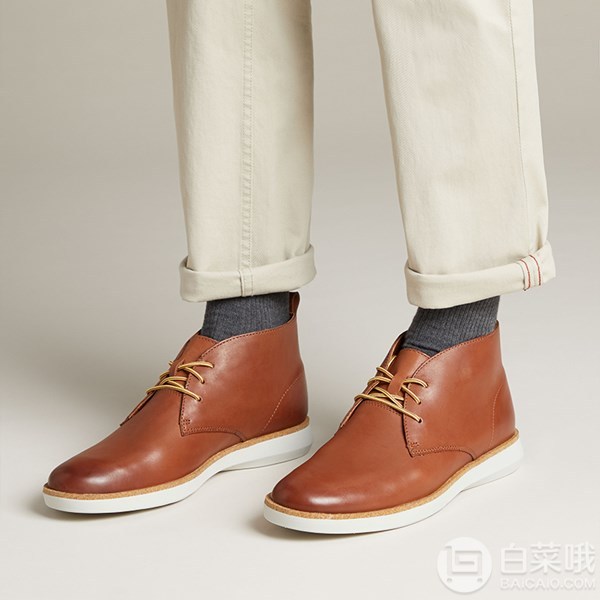 19年秋款，Clarks 其乐 Fairford Mid 男士真皮短靴322.36元（天猫双11价999元）