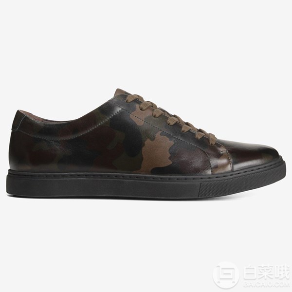 US9.5码，Allen Edmonds Canal Court 男士真皮休闲板鞋684.41元