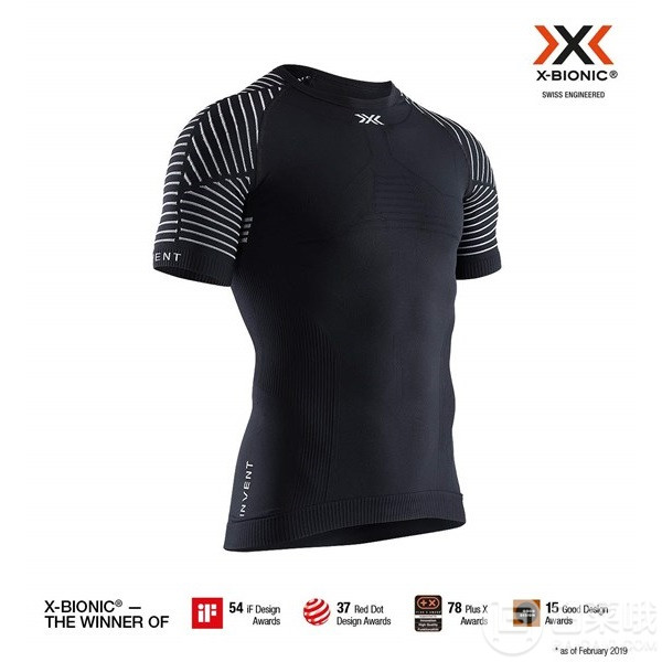 X-Bionic Invent 4.0 优能系列 男士圆领短袖T恤/压缩衣史低258.23元（国内699元）