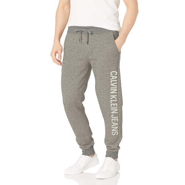 M/L码，Calvin Klein 卡尔文·克莱恩 Monogram Logo 男士印花针织运动长裤148.63元