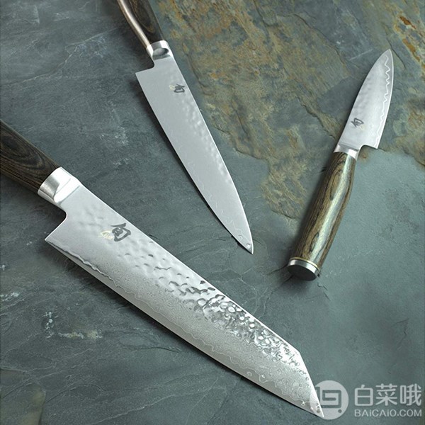 KAI 贝印 旬系列 Premier系列 TDM0771 手工捶纹大马士革钢 8英寸主厨刀875元