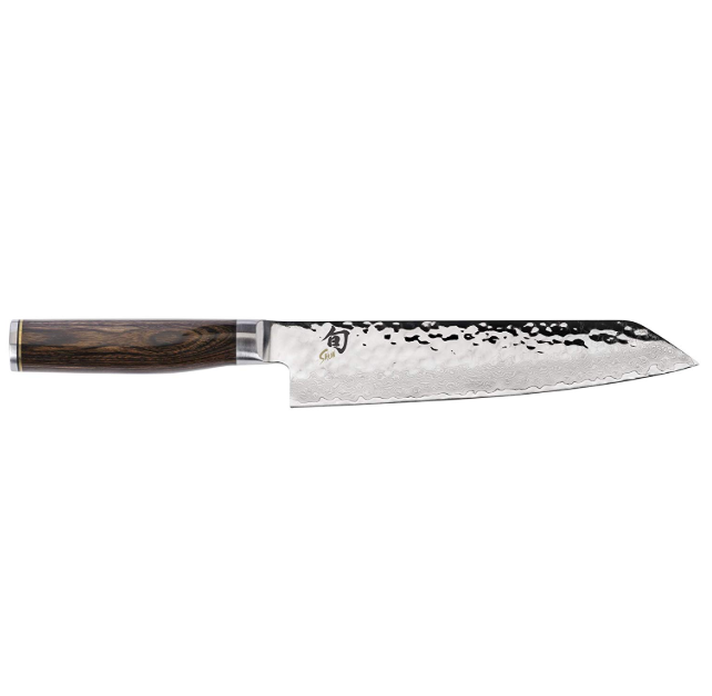 KAI 贝印 旬系列 Premier系列 TDM0771 手工捶纹大马士革钢 8英寸主厨刀875元