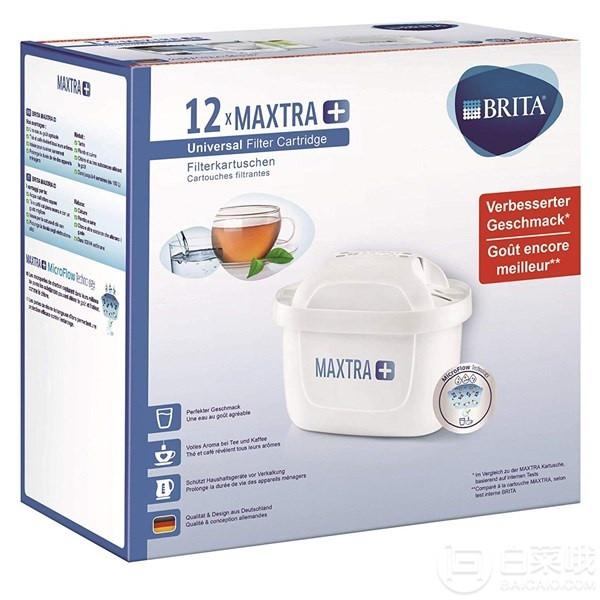Brita 碧然德 新升级Maxtra+滤芯德国版12枚283元