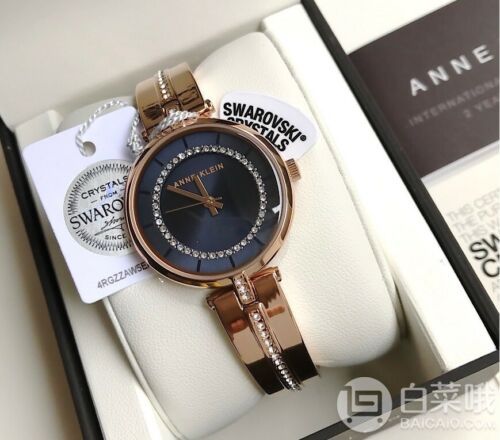 Anne Klein 安妮·克莱因 AK/3248NVRG 女士施华洛世奇水晶腕表新低282元