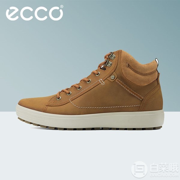 ECCO 爱步 柔酷7号 Tred 男士侧拉链高帮潮流休闲鞋450334新低594.34元
