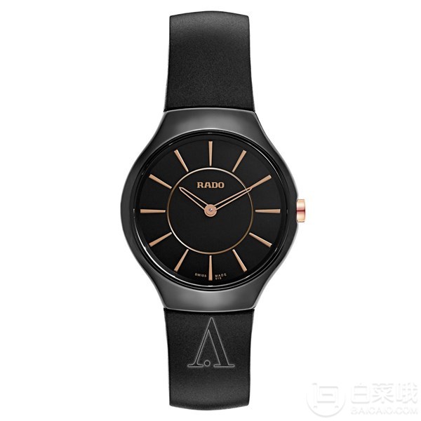 <span>1.9折白菜！</span>Rado 雷达 True Thinline系列 R27742159 女士石英表 新低3.2（需用码）约2122元