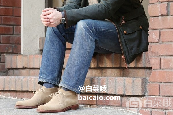 限US8码，Allen Edmonds Nomad 男士翻毛皮短靴899元