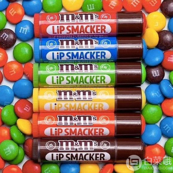 Lip Smacker M&M's 牛奶巧克力润唇膏8支派对装新低47.51元