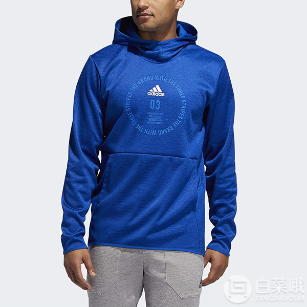 adidas 阿迪达斯 Team Issue Badge Of Sport 男士连帽卫衣EI8383新低131.55元