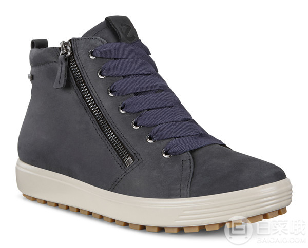 36碼，ECCO 愛步 柔酷7號 Tred 女士羊毛襯里高幫Gore-Tex?防水休閑鞋450163新低466元（天貓旗艦店1829元）