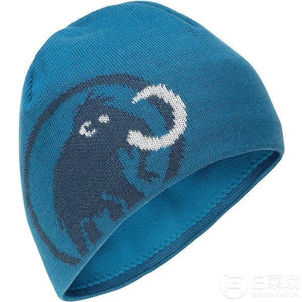 Mammut 猛犸象 Tweak Beanie 羊毛混纺保暖针织帽1191-01352130.23元