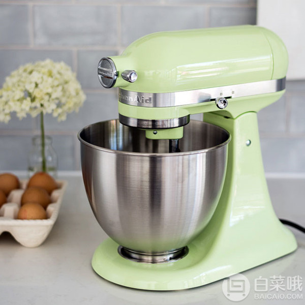 KitchenAid 凱膳怡 Artisan Mini系列 KSM3311XHW 廚師機(jī)3.5QT新低1381.05元（天貓旗艦店2899元）