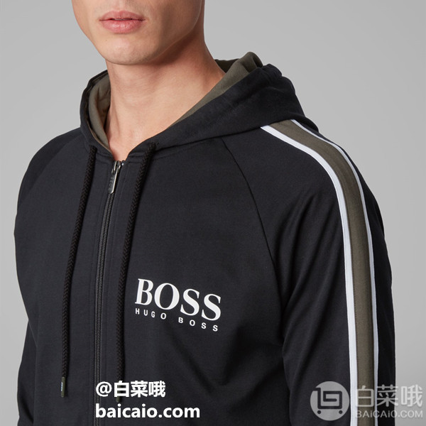 BOSS Hugo Boss 雨果·博斯 Authentic 男士纯棉连帽夹克50424806364元