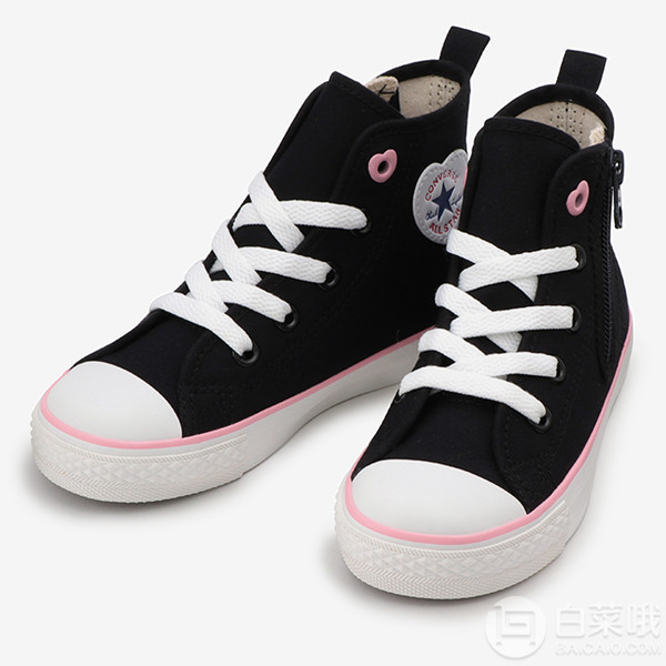 Converse 匡威 Child All Star 日本限定版 儿童心形标高帮帆布鞋 两色305元