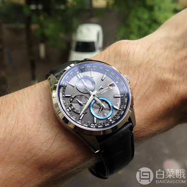 Casio 卡西歐 Oceanus海神系列 OCW-T2600L-1AJF 太陽(yáng)能6局電波男表3619.54元