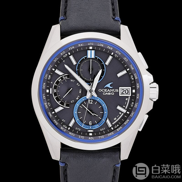 Casio 卡西歐 Oceanus海神系列 OCW-T2600L-1AJF 太陽(yáng)能6局電波男表3619.54元