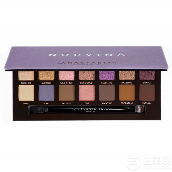 限时解禁直邮，Anastasia Beverly Hills Norvina 14色眼影盘  £27.6凑单免费直邮到手251元