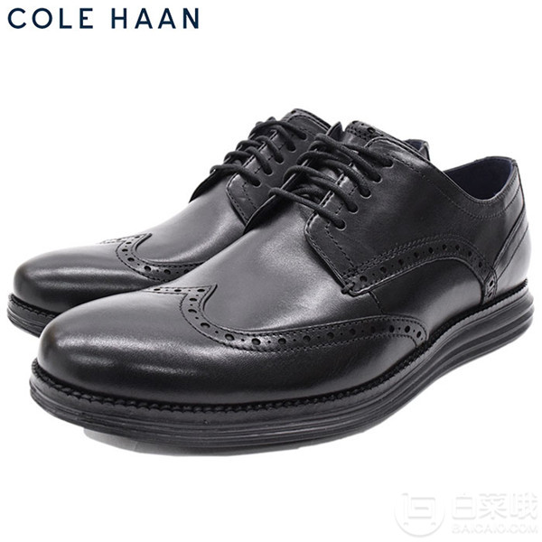 UK10码，Cole Haan 可汗 Original Grand 男士真皮牛津鞋414元
