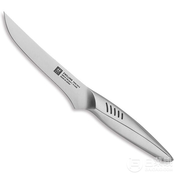 日本产，Zwilling 双立人 Twin Fin II系列 12cm不锈钢牛排刀30919-121新低288.58元（3件9折）