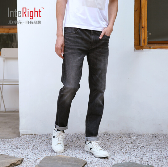 京东自有品牌，InteRight 5386748 男士超弹牛仔裤凑单低至44元