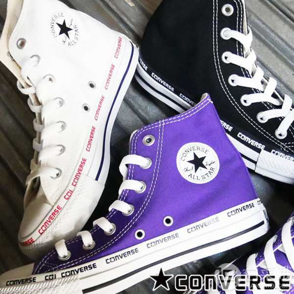 日本限定，Converse 匡威 All Star Logo Foxing HI 中性高帮帆布鞋 三色新低261.32元起（1件85折）