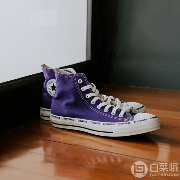 日本限定，Converse 匡威 All Star Logo Foxing HI 中性高帮帆布鞋 三色新低261.32元起（1件85折）