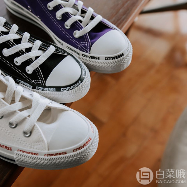 日本限定，Converse 匡威 All Star Logo Foxing HI 中性高帮帆布鞋 三色新低261.32元起（1件85折）