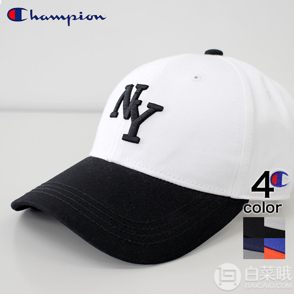 Champion 冠军牌 字母Logo弯檐棒球帽181-0168109.46元（3件9折）