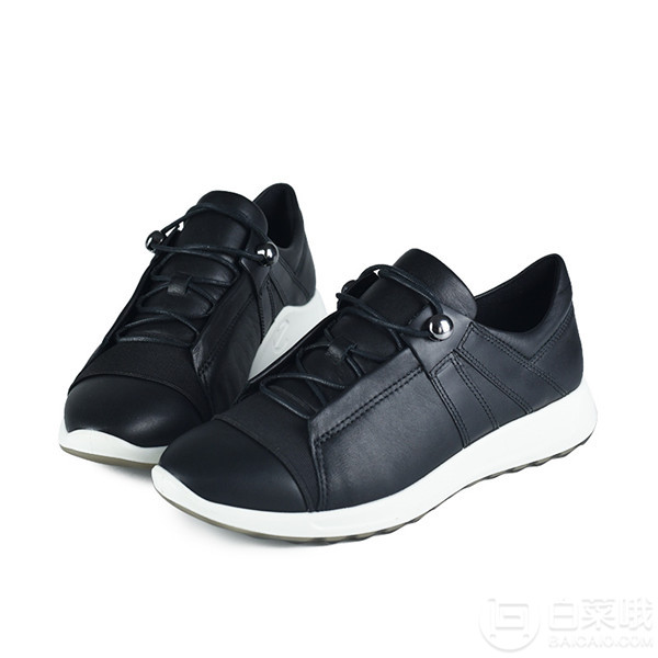 US4-4.5码，ECCO 爱步 Flexure Runner II 随溢系列 女士系带真皮运动鞋292003新低398.97元