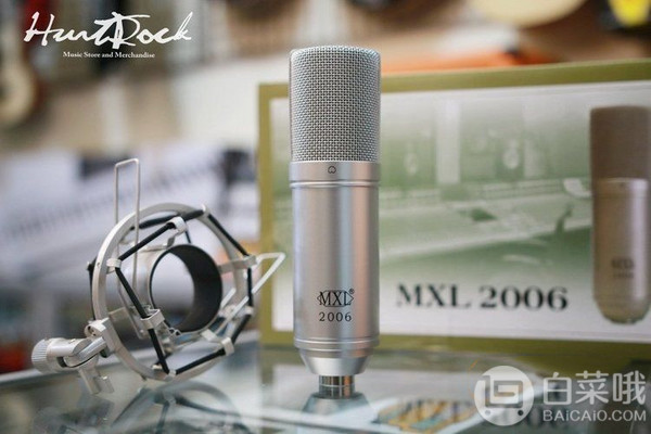 Marshall旗下，MXL 麥克思樂 2006 大振膜電容式話筒套裝586.13元