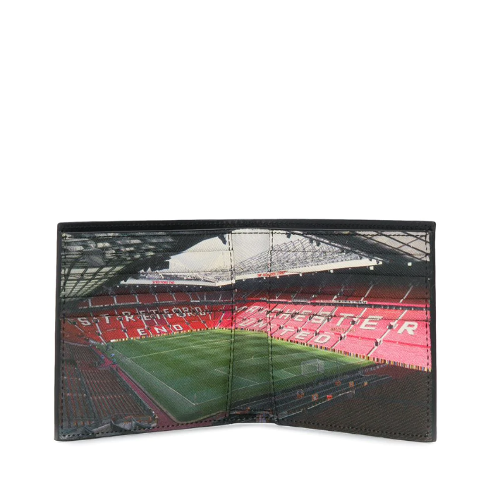 意大利产，Paul Smith × Manchester United Stadium 牛皮印花钱包955.2元（需用码）