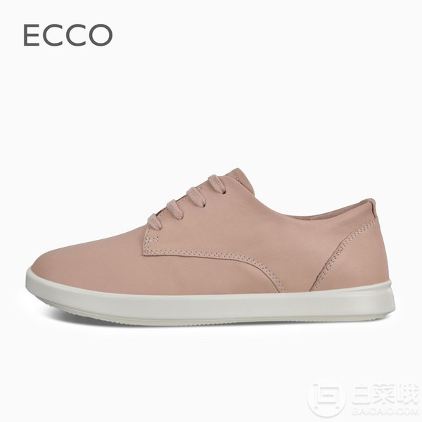 ECCO 爱步 Barentz系列 女士真皮系带休闲鞋858323新低328.74元（可3件95折）