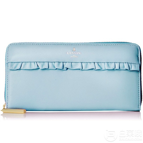 <span>白菜！</span>LANVIN en Bleu 浪凡蓝标 Alice 女士长款钱包新低374.37元（1件85折）