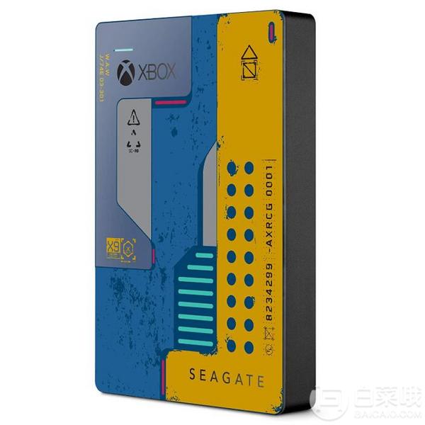 Seagate 希捷 Game Drive For Xbox版 游戏移动硬盘5TB Cyberpunk 2077特别版1019元