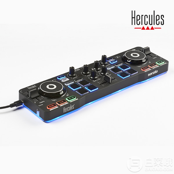 Hercules 嗨酷乐 DJControl Starlight 迷你便携式星光打碟机484.4元（可3件92折）
