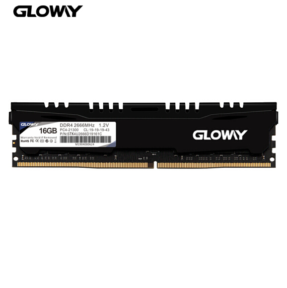 Plus会员，GLOWAY 光威 悍将系列 DDR4 2666频率 台式机内存 16GB269元包邮（需领券）